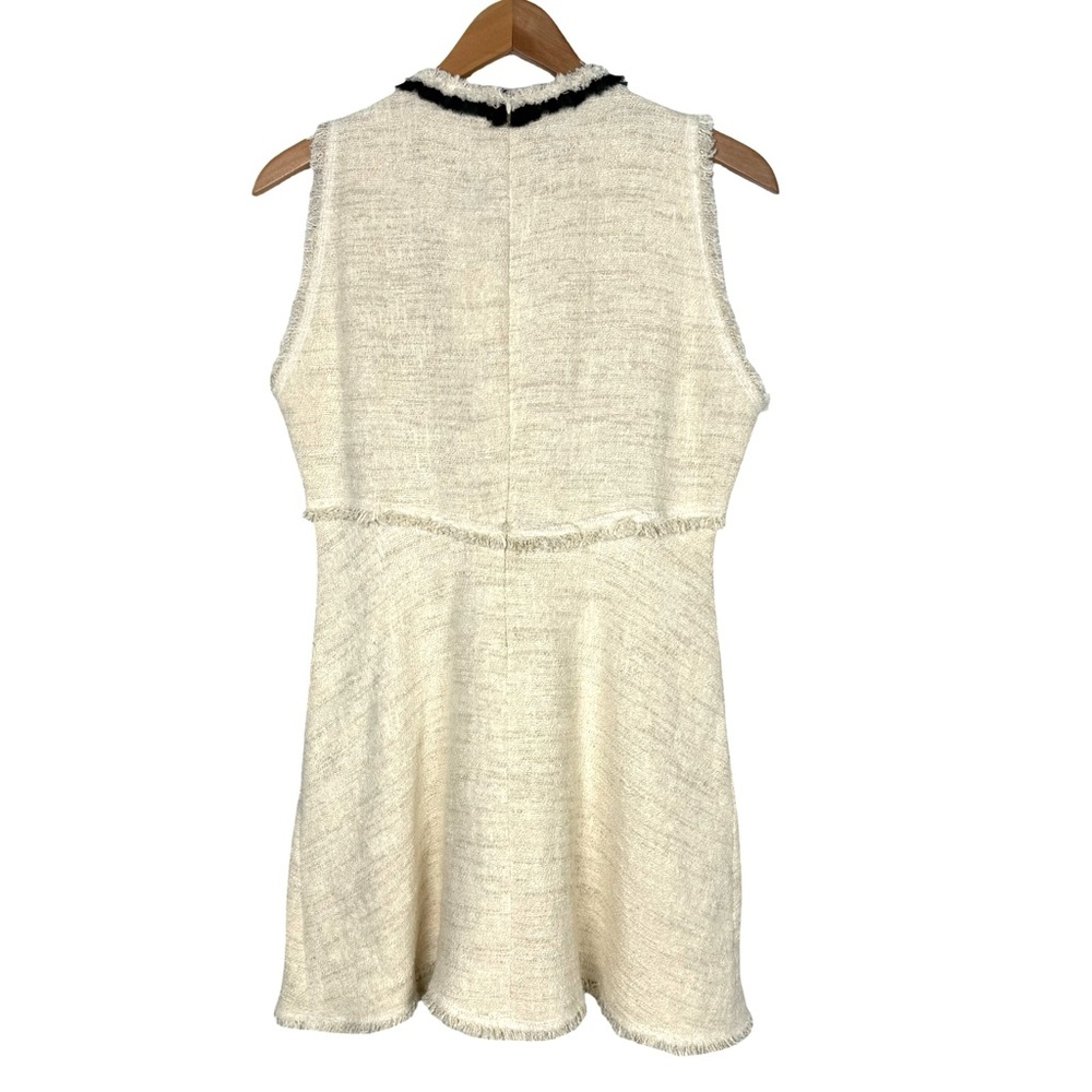 Zara Tweed Mini Sleeveless Dress Bow
Cream & Black Preppy Coquette NWT - Picture 7 of 12